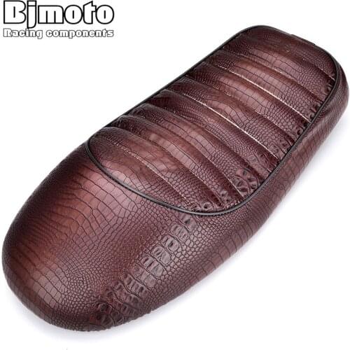 Retro Seat Custom Motorcycle Cafe Racer Vintage Replacement Hump Saddle Seat For Yamaha Kawasaki Honda Scrambler KZ550 K750 Z650