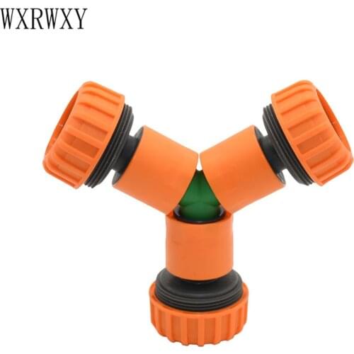 Wxrwxy Irrigation hose connector 1" 3 way Connector DN25 Y water splitter 32mm garden irrigation adapter 1pcs