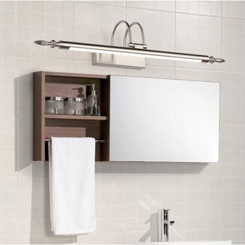 Mirror headlamp LED retro bronze European bathroom mirror lamp bathroom waterproofing painting front mirror cabinet lamps lante