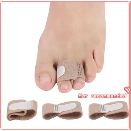 1pcFabric Toe Finger Straightener Hammer Toe Hallux Valgus Corrector Bandage Toe Separator Splint Wraps Foot Stretcher Care Tool