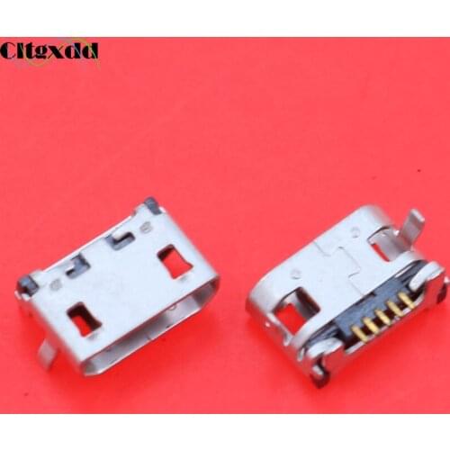 20~100PCS Micro USB Jack Connector Female 5 pin Charging Port for Lenovo A10-70 A370E A3000 A3000H A5000 A7600 A7600H S910 S930
