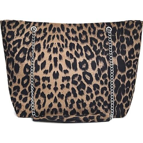 2019 Leopard Print Women Handbag Leather Women Shoulder Bags Designer Women Messenger Bags Ladies Casual Tote Bags sac a main