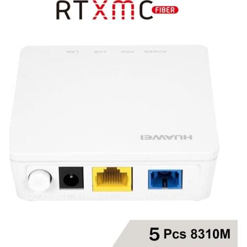 5 PCS 100% Original New English Version HUA WEI HG8310M GPON 1GE ONU ONT With Single Lan Port Apply to FTTH Modes