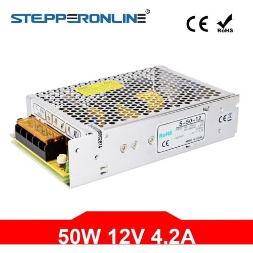 50W 12V 4.2A 115/230V Switching Power Supply For Stepper Motor 3D Printer CNC Router Kits
