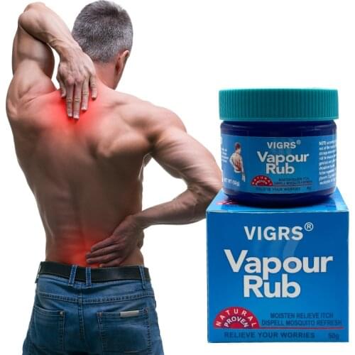 50G Vapour Rub White Tiger Balm Ointment Menthol Refreshing Plaster Treat Toothache Migraine Relief Stomachache Anti Mosquito