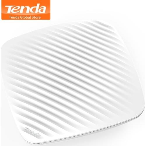 Tenda i9 300Mbps Indoor Ceiling Wireless WiFi Access Point AP Wi-Fi Repeater Extender Router with 9W 802.3af POE Power Adapter
