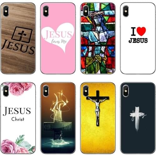 Jesus Christ Christian cross Accessories Phone Case For Huawei P40 P30 P20 Pro P10 P9 Lite Y5 Y6 Y7 Y9 P Smart Plus 2018 2019