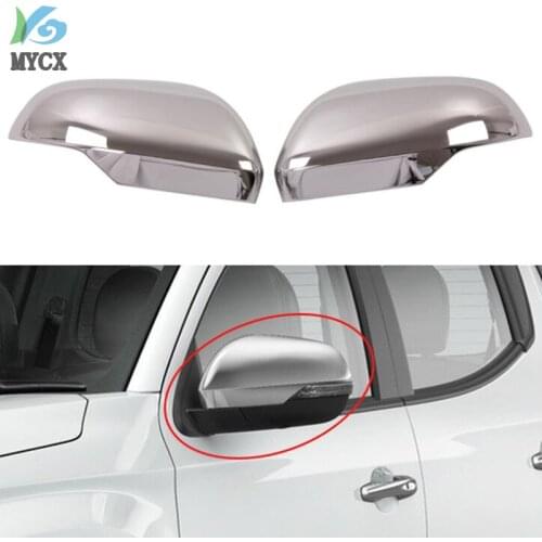 ABS Mirror Cover For Mitsubishi L200 Triton 2019 2020 Pajero Sport Montero Sport Chrome