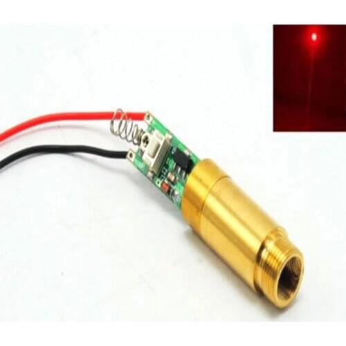 DC3.7V High Power APC 200mW 650nm Red Dot Laser Diode Module w Driver1235