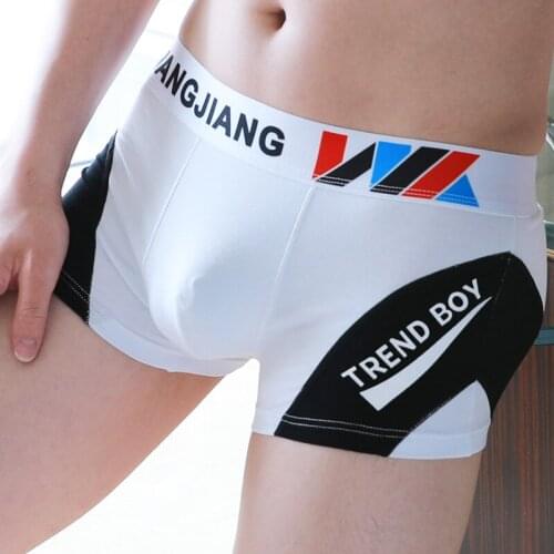 Mens Underwear Cotton Boxers Shorts Man Breathable Panties Solid Shorts Underpants Male Panties