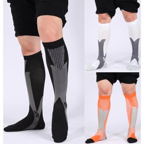 Outdoor Running Sports Breathable Nurses Athletic Compression Calf High Socks