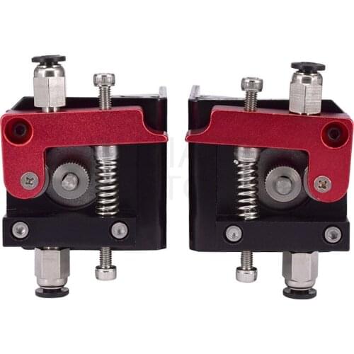 MK8 Extruder Left Right Hand Arm Remote Aluminum Alloy Bracket Part 1.75mm Filament Long Extrusion 3D Printers Parts Red Bowden