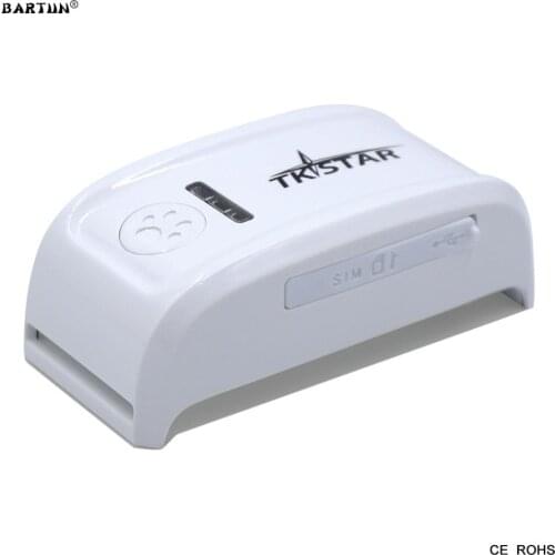 TKSTAR Pet GPS Tracker Locator TK909 IOS/Android Real Time Tracking Geo-Fence Route History Record Device Without Retail box