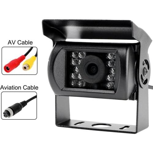 LEEPEE Car IR Night Vision Camera Monitor for Truck Trailer Park Reversing Camera Support Bus LED Rear View Camera