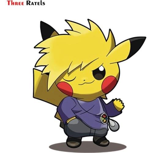 Three Ratels FC389 Cute Funny Anime Japanese Cartoon 3D Stickers For Car Pvc Figure Anime Decal