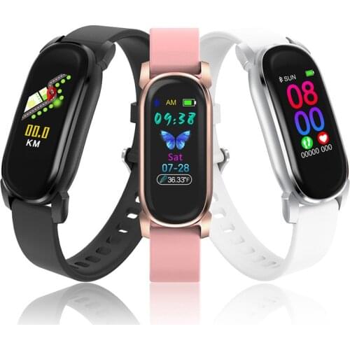 YD8 2020 New Smart Watch Temperature Measurement Blood Pressure Fitness Monitor for Women Men Smart Watch Sport Bracelet