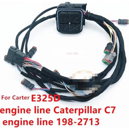 For applicable to CAT E325D engine line CAT C7 engine line 198-2713 quality excavator accessories free shipping