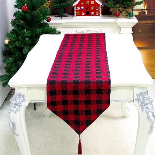 Portable Reliable Breathable Christmas Dinner Table Runner Washable Dining Table Runner Exquisite for Canteen