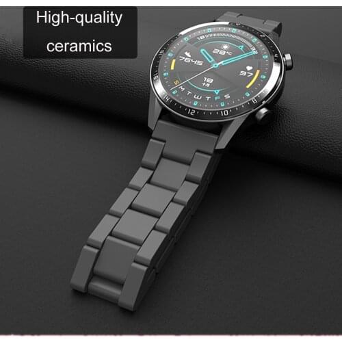 Galaxy watch 46mm Ceramics correa for samsung active 2 amazfit bip gts strap for huawei watch gt 2e honor magic 2 band 20mm 22mm