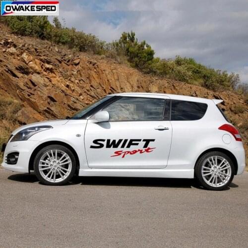 For SUZUKI-Swift Sport Sticker Car Door Side Decor Vinyl Decals Auto Body Exterior Accessories Racing Styling Customized Decal