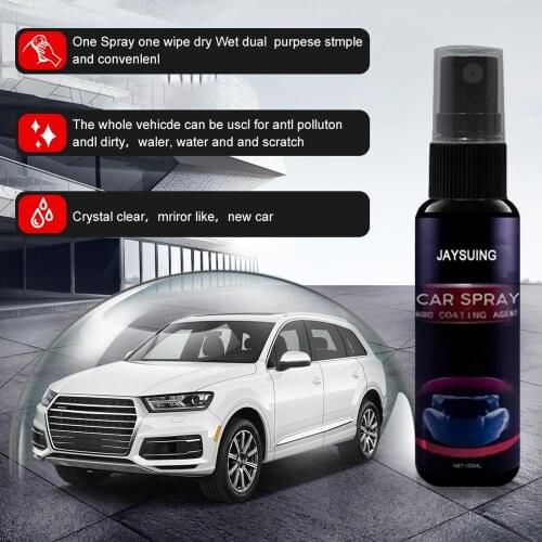 30/60/100ml Car Scratch Repair Nano Spray Auto Interior Restorer Agent Polish Car Coating Repair Car Agent Repairing Care Spray