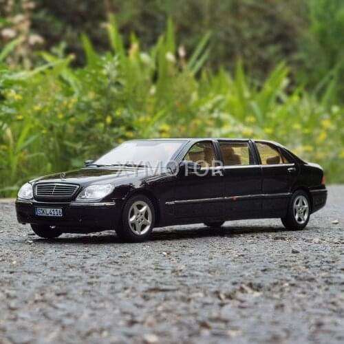 Sunstar 1/18 For Benz 600 Pullman W100 2000 lengthen Lenght Diecast MODEL Car Kids Boys Girls Gifts Collection Ornaments