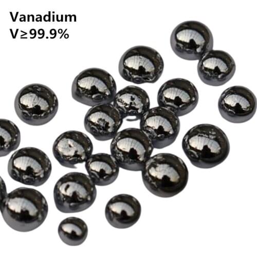 Vanadium High Purity V Sphere Balls 99.9% 5 Gram Mirror Shining Element Simple Substance Collecting