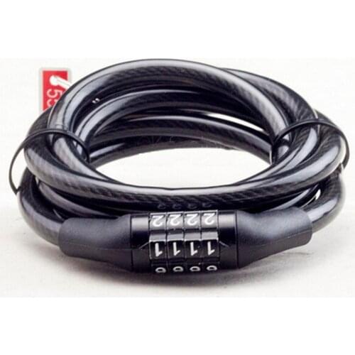 Bicycle Lock Code Key Anti Theft Bike Password Cycling Combination Metal Light Weight Security Lock for Scooter Cycling Bike