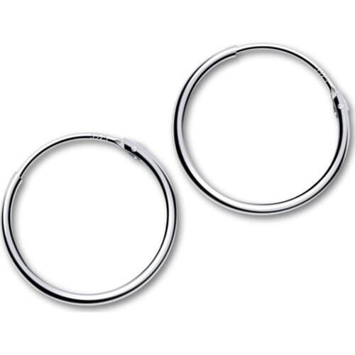 Silver 925 Jewelry Sterling Silver Earrings Round Earrings Simple Fashion Button Womens Earrings Party Fashion Silver Earrings
