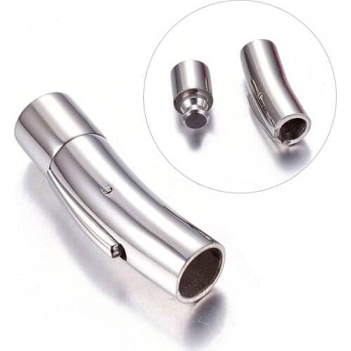 20 sets Column 316 Stainless Steel Screw Clasps Mixed Style For DIY Jewelry Making Necklaces Bracelets Handicrafts Supplies