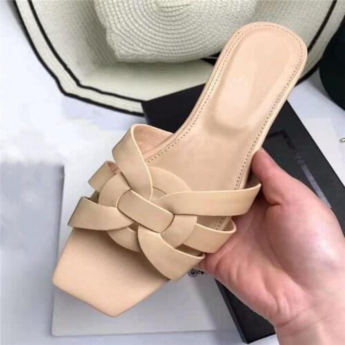 Womens Flat Slippers Multicolor 2021 New Luxury Intentional Summer Outdoor Sandals Womens Comfortable Casual Sandals