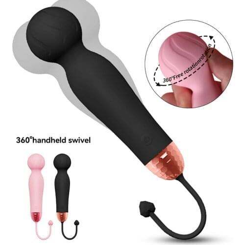 Liquid silica gel AV Vibrator Dildo Magic Wand for Women Clitoris Stimulator USB Rechargeable Massager Goods Sex Toys for Adults
