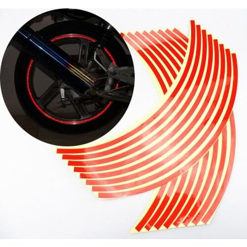 18 Inch Car Motorcycle Wheel Stickers Reflective Sticker For Cadillac XTS SRX ATS CTS/Renault Koleos Fluenec Latitude