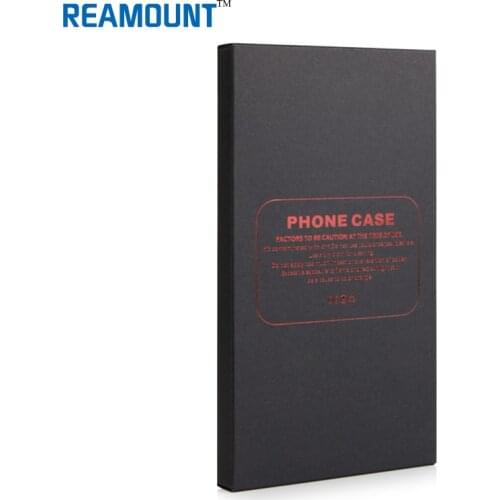 200 pcs High Class Paperboard Package Packaging Box for iPhone 7 7 Plus Protective Phone Case Universal Black Packaging Box