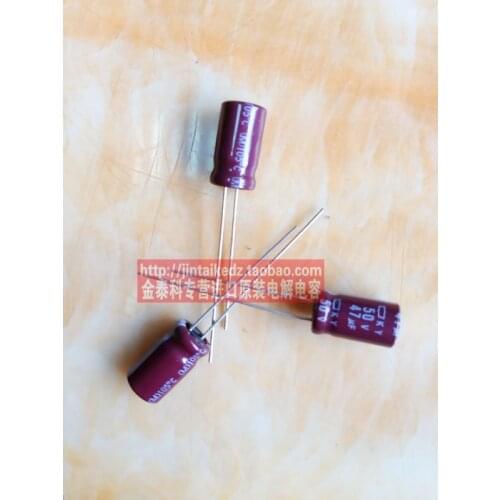 2020 hot sale 30PCS/50PCS NIPPON 50V47UF 6X12 KY Long Life Electrolytic Capacitor Brown 105 Japan free shipping