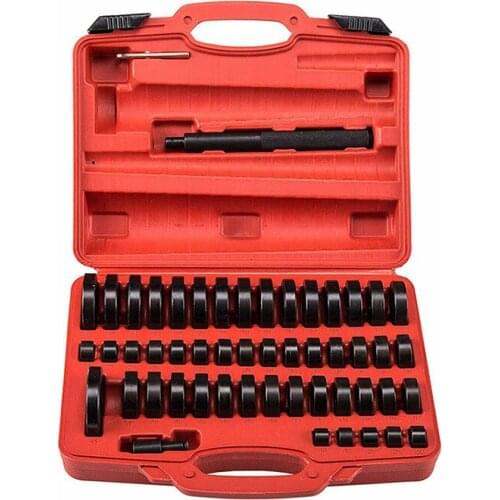 51pc Custom Bushing Bearing Seal Driver Push Press Disc Tool Set 18-65mm SK1428