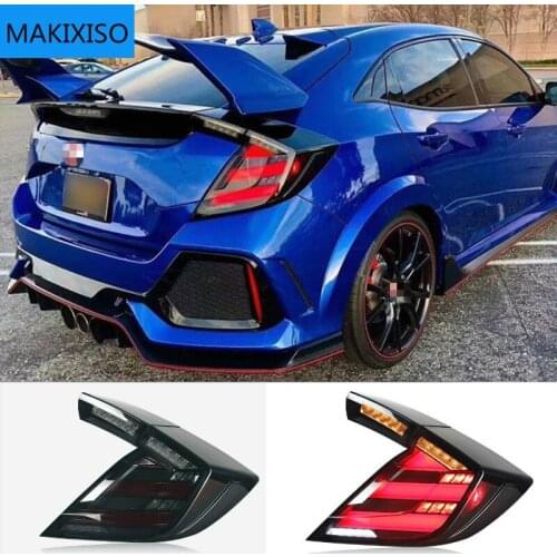 Car Styling Taillight Tail lights For Honda Civic Type R 10th hatchback 2020 2021 DRL+ Dynamic Turn Signal + Reverse + Brake LED