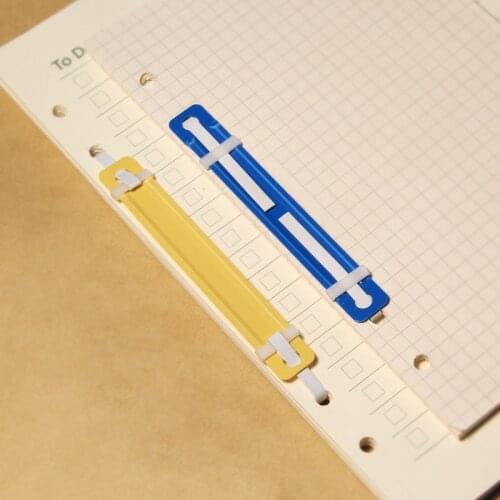 Base Plate For A5 A6 Spiral Rings Notebook 6 hole Loose Leaf Diary Journal diary accessories