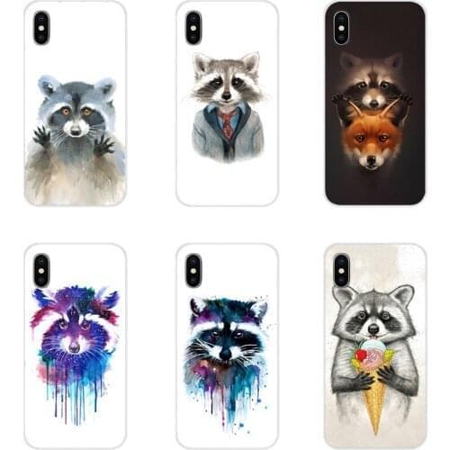 Accessories Phone Shell Covers raccoon Unique Design For Xiaomi Redmi Note 3 4 5 6 7 8 Pro Mi Max Mix 2 3 2S Pocophone F1