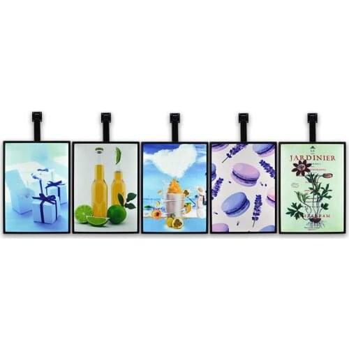 Black glowing menu board led panel picture frame aluminum led light box