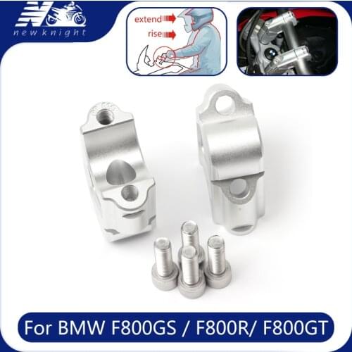 For BMW F800GS f800gs 2008-2017 F800R 2015-2017 F800GT 2013-2017 Motorcycle Handle Bar Clamp Raised Extend Handlebar Mount Riser