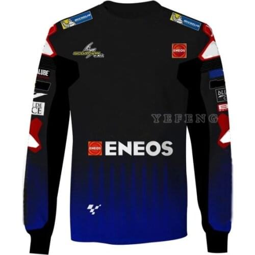 New Hot in Summer Motorcycle Mens Jersey Quick dry Moto GP Racing For Yamaha Team Long sleeve T-shirt