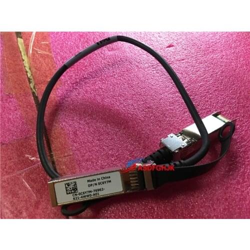 FOR Dell Twinax 10gbe SFP Cable 0.5 Meter 1.5 Foot C6y7m 0C6Y7M CN-0C6Y7M 100% tesed ok