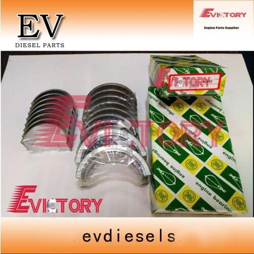 For excavator MITSUBISHI K4D overhaul rebuild kit crankshaft + main conrod bearing