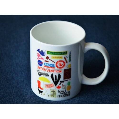 How i met your mother yellow umbrella blue french horn ducky tie maclarens mug