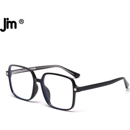 Square Anti Blue Light Glasses Women Men Vintage Computer Clear Glasses Frame