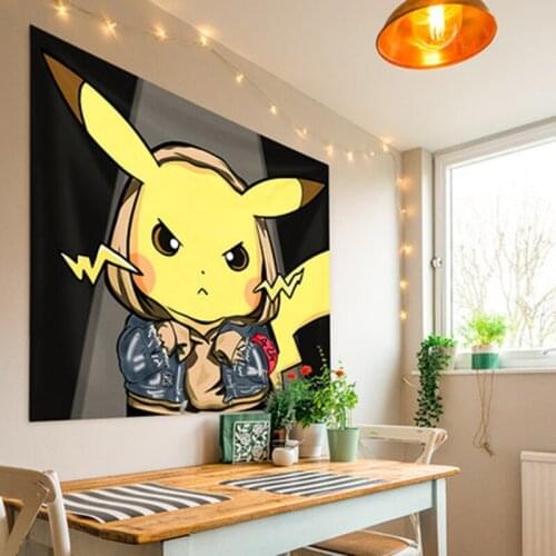 Cute Background Tapestry Cloth large Wall Hanging kawaii Japanese Anime Room Bedside Childrens Bedroom Home Decor Accessories