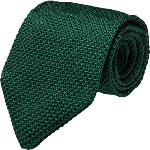 New Style Fashion Mens Solid color Tie 8cm Knitted Ties Cotton Neck Ties For Men Business Wedding Cravat Accessories gift