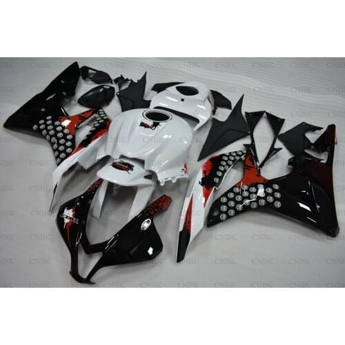 For CBR600 RR 2007 - 2008 Abs Fairing CBR 600 RR 2008 Red Motorcycle Fairing for Honda CBR600RR 08 Fairing Kits Unpainted