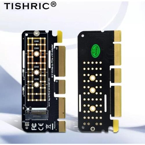 M.2 NVME To PCI-E 3.0 4x 8x 16x Solid State Drive Riser Expansion Card SSD Drive Card Support NVME M.2 Hard Disk